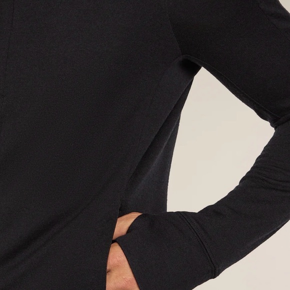 Icebreaker Men's Merino 260 Quantum Long Sleeve 2 way Zip Hoodie great for sprin - Picture 13 of 17